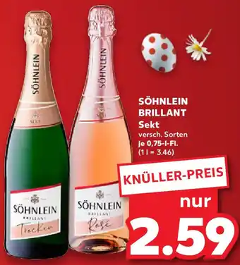 Kaufland SÖHNLEIN BRILLANT Sekt Angebot