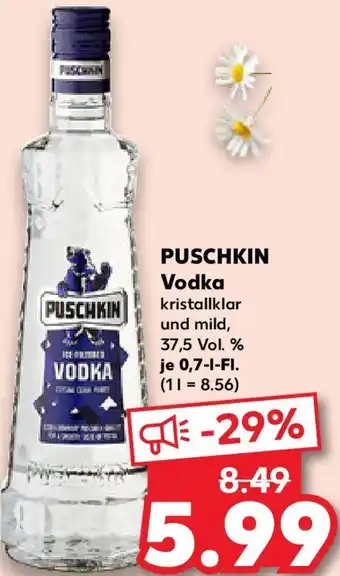 Kaufland PUSCHKIN Vodka Angebot