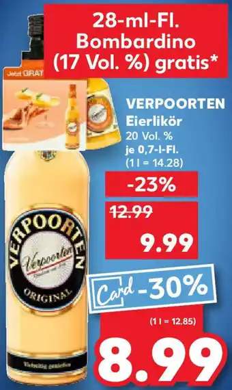 Kaufland VERPOORTEN Eierlikör Angebot
