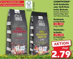 Kaufland COUNTRYSIDE Grill-Holzkohle oder Grill-Holzkohle Briketts Angebot