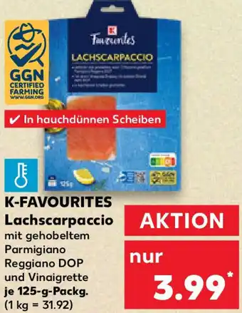Kaufland K-FAVOURITES Lachscarpaccio Angebot