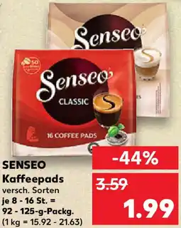 Kaufland SENSEO Kaffeepads Angebot