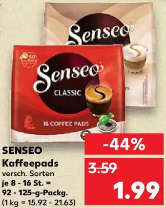 Kaufland SENSEO Kaffeepads Angebot