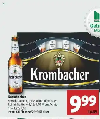 Marktkauf Krombacher Angebot