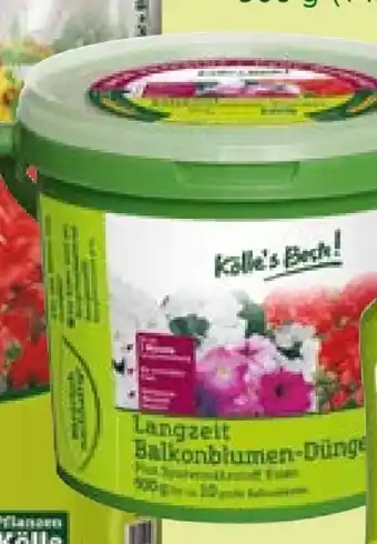 Pflanzen Kölle Kölle's Beste Langzeit Balkonblumen Dünger Angebot