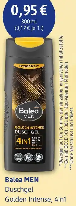 dm drogerie Balea MEN Duschgel Angebot