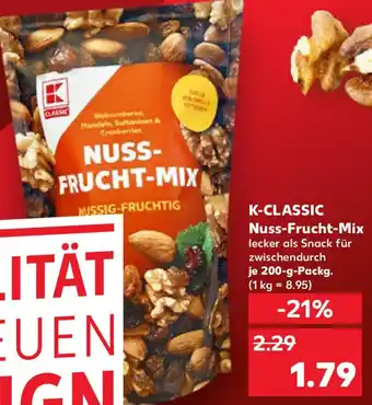 Kaufland K-CLASSIC Nuss-Frucht-Mix Angebot