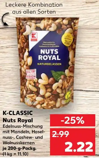 Kaufland K-CLASSIC Nuts Royal Angebot