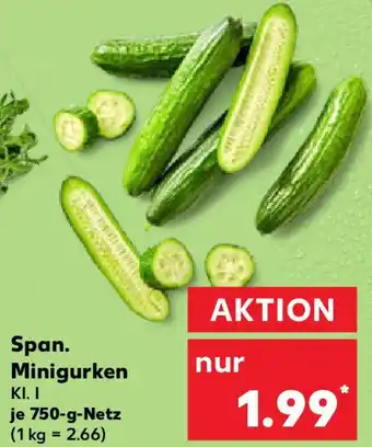 Kaufland Span. Minigurken Angebot