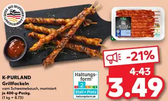 Kaufland K-PURLAND Grillfackeln Angebot