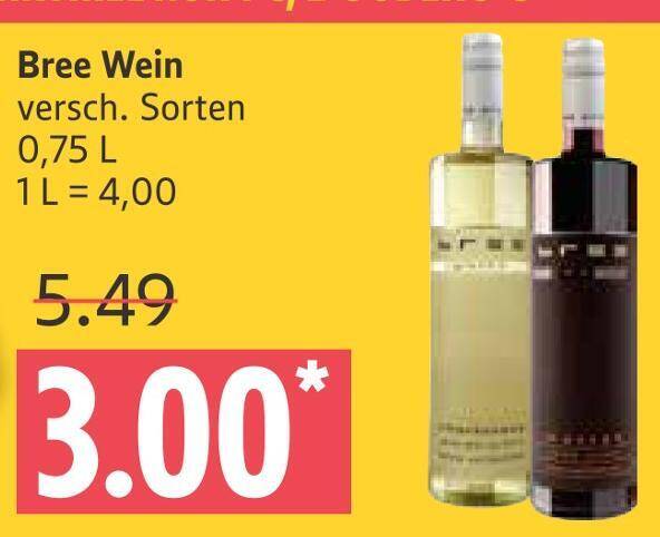 Bree Wein Angebot Diese Woche