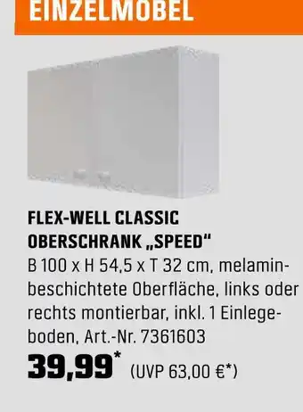 OBI Flex-well classic oberschrank „speed“ Angebot