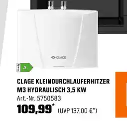 OBI Clage kleindurchlauferhitzer Angebot
