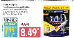 Marktkauf Finish maxipack maschinengeschirrspülmittel Angebot