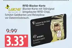 Marktkauf Leicke rfid-blocker-karte Angebot