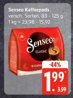 Edeka Senseo kaffeepads Angebot