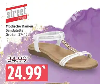 Marktkauf Street shoes modische damen sandalette Angebot