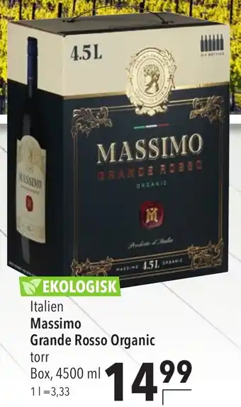 CITTI Markt Massimo Grande Rosso Organic torr Angebot