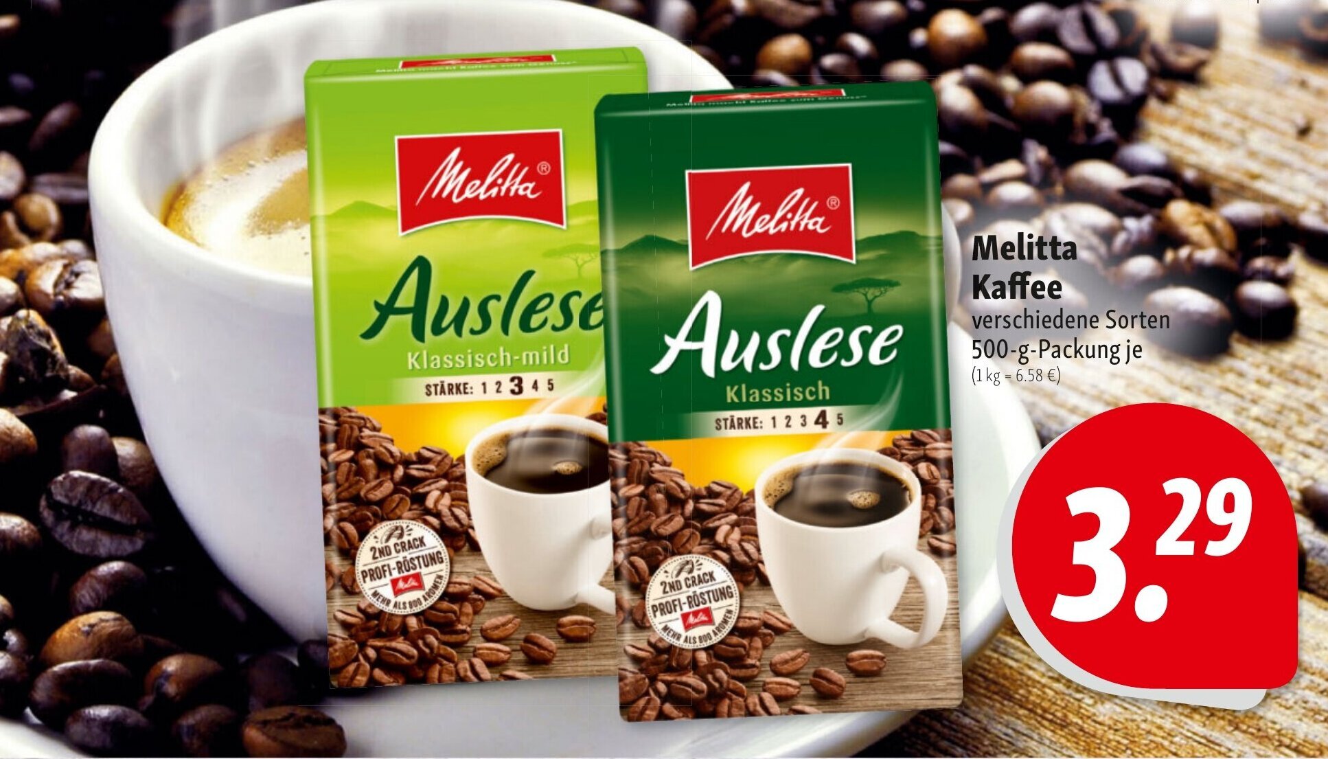 Melitta Kaffee 500g Angebot bei Nah & Frisch Melitta Kaffee 500g Angebot bei Nah & Frisch