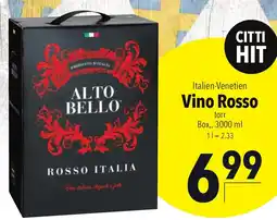 CITTI Markt Vino Rosso Angebot