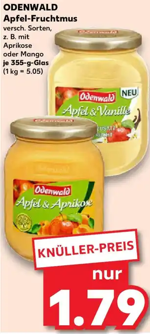 Kaufland ODENWALD Apfel-Fruchtmus Angebot