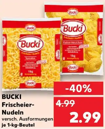 Kaufland BUCKI Frischeier Nudeln Angebot