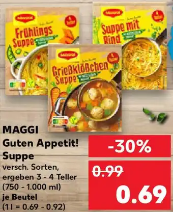 Kaufland MAGGI Guten Appetit! Suppe Angebot