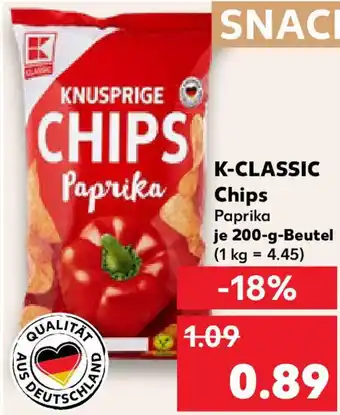 Kaufland K-CLASSIC Chips Angebot