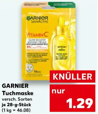 Kaufland GARNIER Tuchmaske Angebot