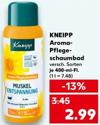 Kaufland KNEIPP Aroma Pflegeschaumbad Angebot