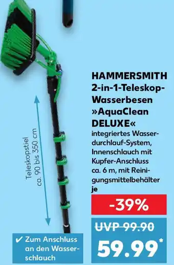 Kaufland HAMMERSMITH 2-in-1-Teleskop Wasserbesen AquaClean DELUXE Angebot