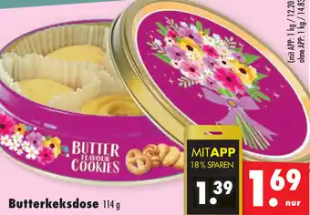 Mäc Geiz Butterkeksdose Angebot