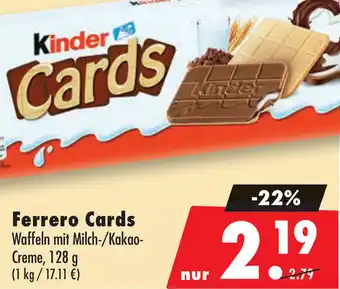 Mäc Geiz Ferrero Cards Angebot