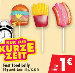 Mäc Geiz Fast Food Lolly Angebot