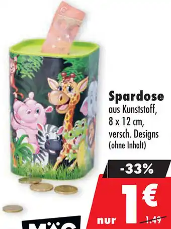 Mäc Geiz Spardose Angebot