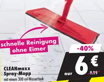 Mäc Geiz CLEANmaxx Spray-Mopp Angebot
