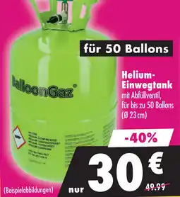 Mäc Geiz Helium Einwegtank Angebot