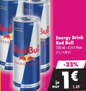 Mäc Geiz Red Bull Energy Drink Angebot