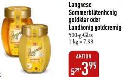 Galeria Markthalle Langnese Sommerblütenhonig goldklar oder Landhonig goldcremig Angebot