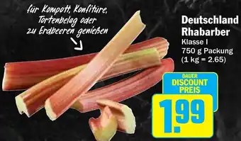 Hit Deutschland Rhabarber Angebot