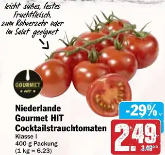 Hit Niederlande Gourmet HIT Cocktailstrauchtomaten Angebot