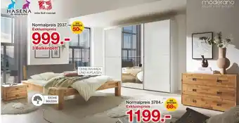 Möbelzentrum Pforzheim Hasena, moderano schlafzimmer Angebot