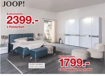 Möbelzentrum Pforzheim Joop! polsterbett select oder schwebetürenschrank 2-türig select Angebot