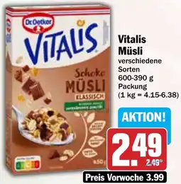 Hit Vitalis Müsli Angebot