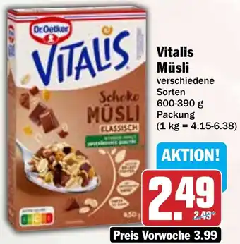 Hit Vitalis Müsli Angebot