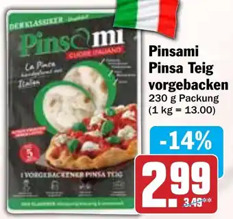 Hit Pinsami Pinsa Teig vorgebacken Angebot
