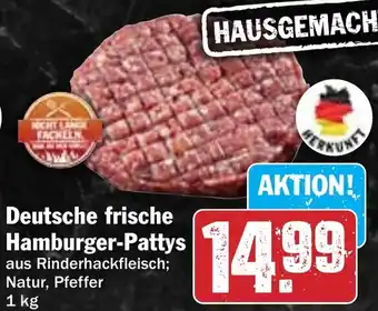 Hit Deutsche frische Hamburger-Pattys Angebot