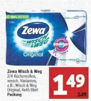 Marktkauf Zewa Wisch & Weg Angebot