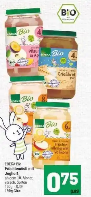 Marktkauf Edeka Bio Früchtemüsli Mit Joghurt Angebot