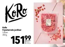 CITTI Markt KoRo Frysetørrede jordbær Angebot